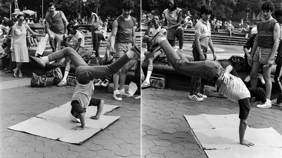 Photo:  Headsping and Handstand in the Park