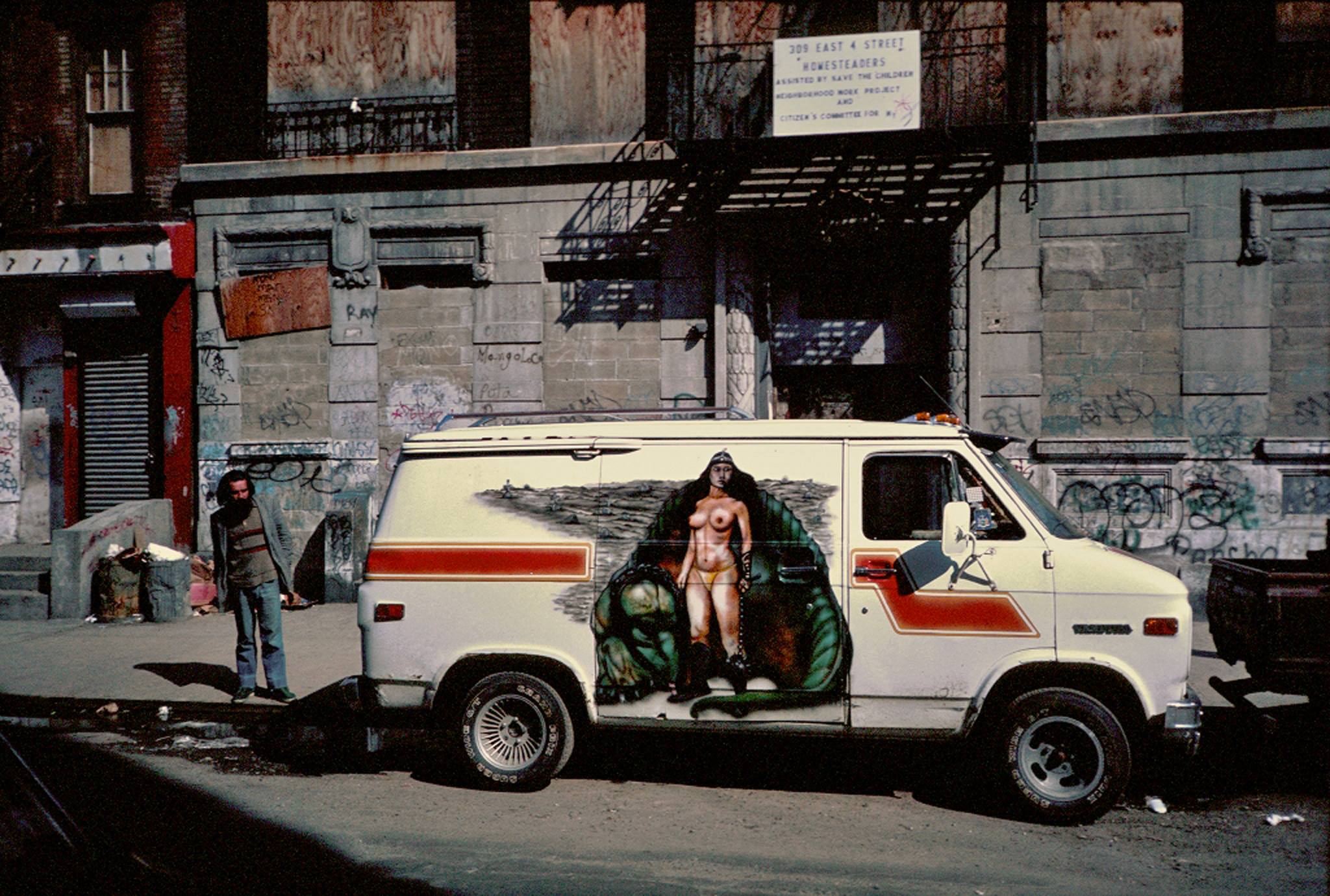 Photo:  E 4th St. Ave B and C, East Village, 1981